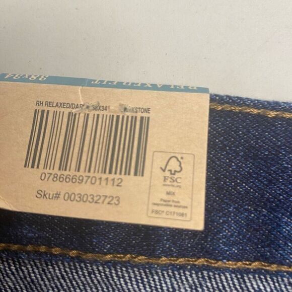 REDHEAD Men’s Relaxed Fit Jeans Size 38/34 Blue New With Tags‎ - Picture 7 of 12